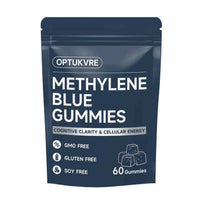 Methylene Blue Gummies Premium Cognitive Support Brain Health Memory Focus Boost Antioxidant Supplement for Adults