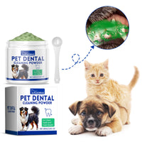 Pet Tooth Cleaning Powder Teeth Stain Remover Eliminates Bad Breath Tartar Remover Teeth Stone Cleaning Dog Dental Care Powder