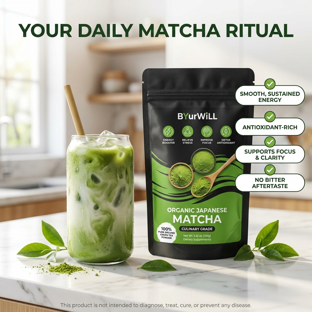 ByurWill Culinary Grade Matcha Green Tea Powder — 100g