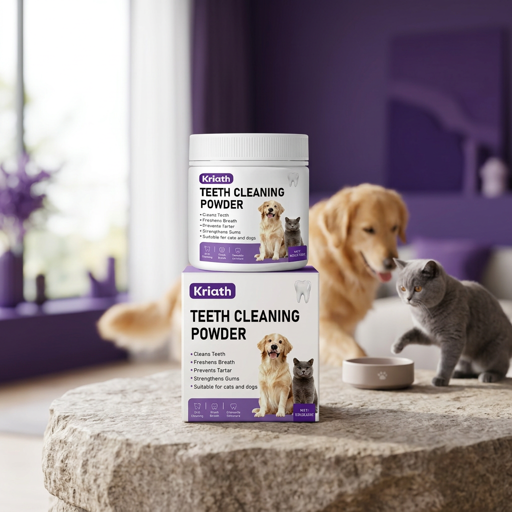 Pet Dental Cleaning Powder for Cats and Dogs