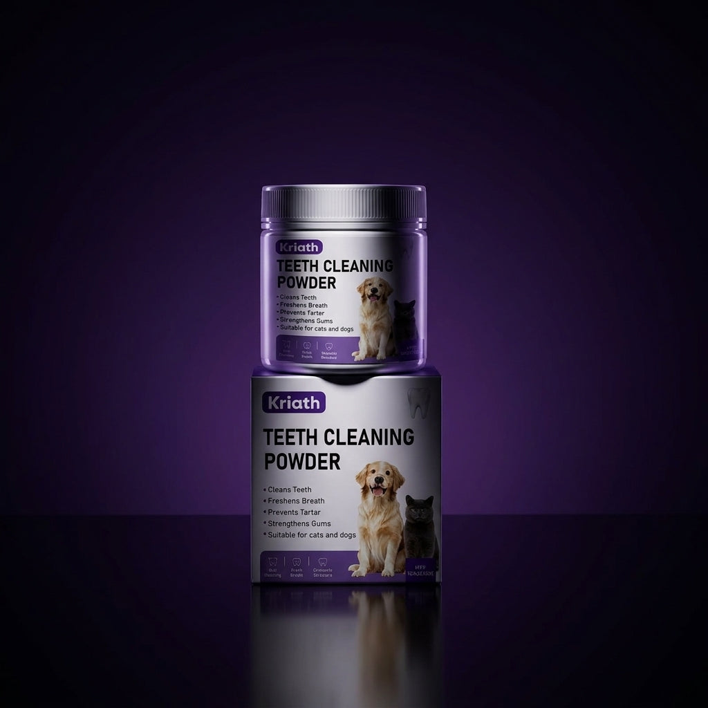 Pet Dental Cleaning Powder for Cats and Dogs